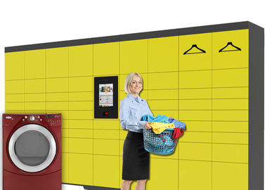 Self Service Intelligent Digital Laundry Locker dengan Pesan SMS Mengirim Indoor