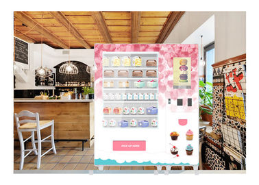 24 Jam Ragam Besar Cupcake Mini Mart Vending Machine Dengan Lift Dan Kulkas