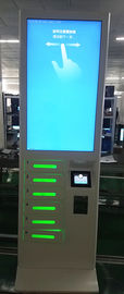 Coin Dioperasikan Floor Stand Cell Charging Machine Mesin Pengisian Ponsel Stasiun dengan layar LCD 43 &quot;